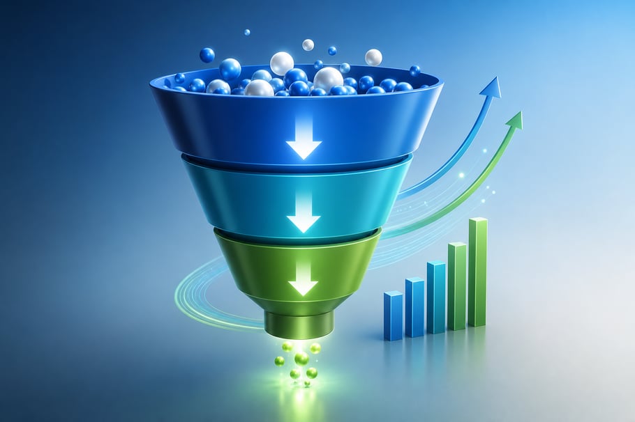 Sales and Marketing Funnel Visualization